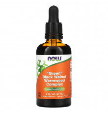 Черный орех и полынь (Black Walnut Wormwood), Now Foods, комплекс, 59 мл.