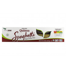 Спагетти из киноа, Quinoa Spaghetti, NOW Foods, Living NOW, органик, 227 г
