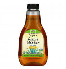 Нектар Агавы, Real Food, Agave Nectar, Now Foods, органический, светлый, 660 г