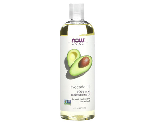 Масло авокадо, Avocado Oil, Now Foods, Solutions, 473 мл