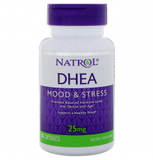 ДГЭА, дегидроэпиандростерон, DHEA, Natrol, 25 мг, 90 капсул