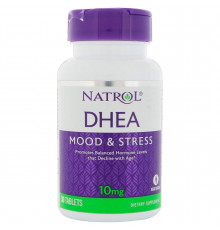 Дегидроэпиандростерон, DHEA, Natrol, 10 мг, 30 таблеток