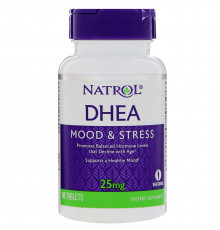 Дегидроэпиандростерон, DHEA, Natrol, 25 мг, 90 таблеток