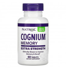 Когниум, Cognium, Natrol, усиленный, 200 мг, 60 таблеток