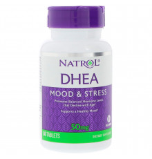 Дегидроэпиандростерон, DHEA, Natrol, 50 мг, 60 таблеток