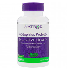 Пробиотики, Acidophilus, Natrol, 150 капсул