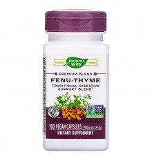 Пажитник-тимьян, Fenu-Thyme, Nature's Way, 900 мг, 100 веганских капсул (450 мг в капсуле)