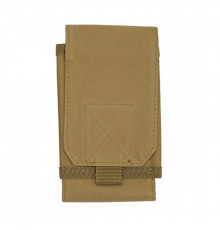 Чохол поясний на липучці 33x10см khaki, кордура, кріплення MOLLE
