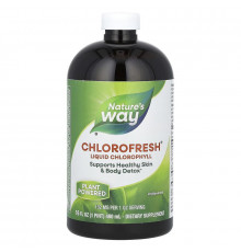 Хлорофилл, Chlorofresh, Nature's Way, жидкий, 132 мг, без вкуса, 480 мл