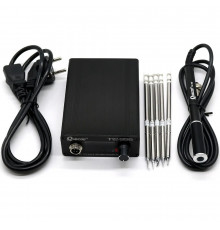 Паяльна станція Quicko T12-956 з металевою ручкою M8 (жала ILS, KU, JL02, BL, BC1)