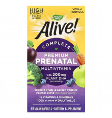 Пренатальные мультивитамины, Prenatal Multi-Vitamin, Nature's Way, 60 вегетарианских гелевых капсул