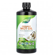 Кокосовое масло MCT, Oil From Coconut, Nature's Way, 887 мл