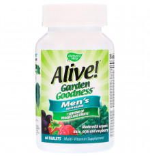 Мультивитамины для мужчин Alive!, Men's Multivitamin, Nature's Way, 60 таблеток