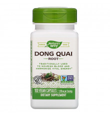 Дягиль лекарственный, Dong Quai Root, Nature's Way, корень, 1130 мг, 100 капсул (565 мг в капсуле)