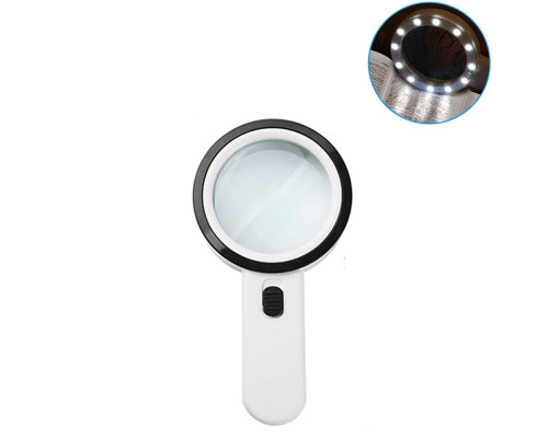 Збільшувальне скло з підсвіткою X30 Temea white