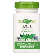 Горец многоцветковый, Fo-Ti, Nature's Way, корень, 1220 мг, 100 веганских капсул (610 мг на капсулу)