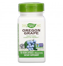 Орегонский виноград, Oregon Grape, Nature's Way, 500 мг, 90 веганских капсул