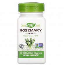 Розмарин, Rosemary, Nature's Way, листья, 700 мг, 100 капсул