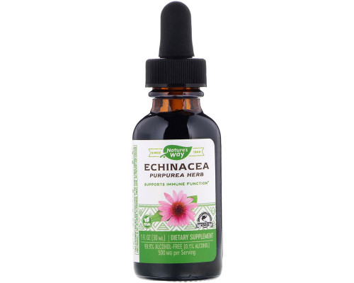 Эхинацея, Echinacea, Nature's Way, 500 мг, 30 мл