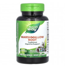Корень алтея, Marshmallow, Nature's Way, 960 мг, 100 веганских капсул (480 мг на капсулу)