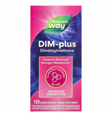 Метаболизм эстрогенов, DIM-plus, Estrogen Metabolism, Nature's Way, 120 капсул