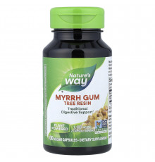 Мирра, Myrrh Gum, Nature's Way,  древесная смола, 100 веганских капсул (550 мг в капсуле)