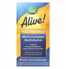 Мультивитамины для мужчин, Men's Complete Multivitamin, Nature's Way, 90 таблеток