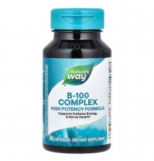 Комплекс В-100, B-100 Complex, Nature's Way, 60 капсул