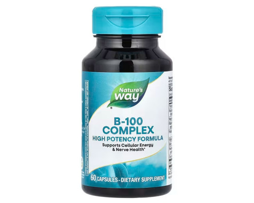 Комплекс В-100, B-100 Complex, Nature's Way, 60 капсул