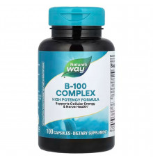 Комплекс В-100, B-100 Complex, Nature's Way, 100 капсул