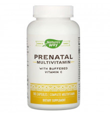 Мультивитамины для беременных, Prenatal Multi Vitamin & Mineral, Nature's Way, 180 капсул
