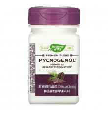 Пикногенол, Pycnogenol®, Nature's Way, экстракт сосновой коры, 50 мг, 30 таблеток
