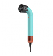 Фен стайлер Super Hairdryer мультистайлер 1600 Вт прилад для волосся з холодним гарячим повітрям 4 насадки Блакитний HP-3PBL