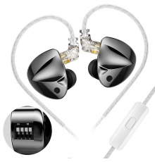 Навушники KZ D-Fi Tuning з мікрофоном black