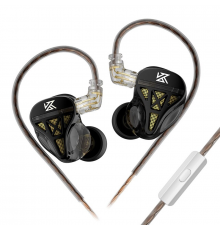 Навушники KZ DQS з мікрофоном black