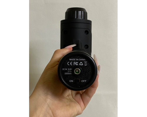 Ударний перкусійний масажер Boostex (massage gun) з 30 режимами, 21 насадкою, батареєю 2500mAh та кейсом