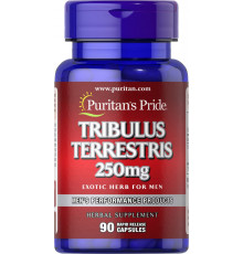 Трибулус террестрис, Tribulus Terrestris, Puritan's Pride, 250 мг, 90 капсул