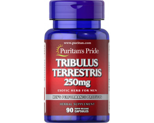 Трибулус террестрис, Tribulus Terrestris, Puritan's Pride, 250 мг, 90 капсул