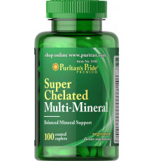 Мультиминеральный комплекс, Multi Mineral, Puritan's Pride, 100 каплет