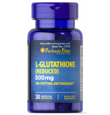 Глютатион, L-Glutathione, Puritan's Pride, 30 капсул
