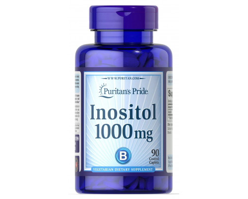 Инозитол, Inositol, Puritan's Pride, 1000 мг, 90 капсул