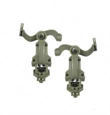 Тактичне кріплення адаптер ARM NEXT S40 для навушників на шолом green