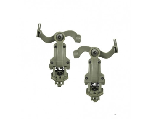 Тактичне кріплення адаптер ARM NEXT S40 для навушників на шолом green