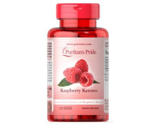 Кетоны малины, Raspberry Ketones, Puritan's Pride, 100 мг, 120 капсул