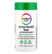Витамины для подростков с комплексом для кожи, Active Health Teen, Rainbow Light, 90 таблеток