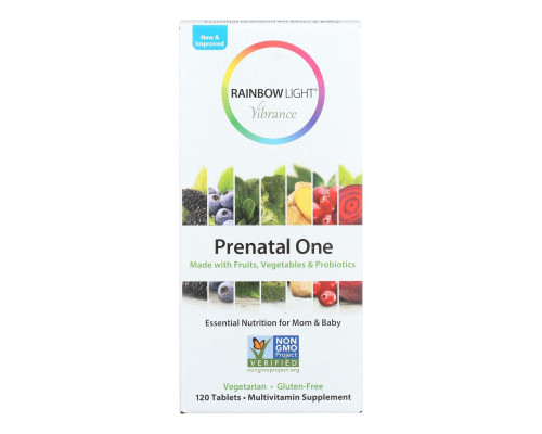 Мультивитамины для беременных, Prenatal One, Rainbow Light, 120 таблеток