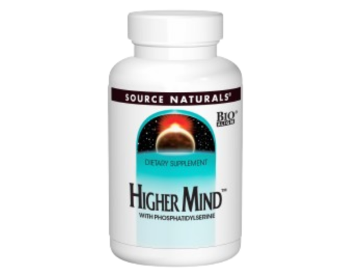 Улучшение работы мозга, формула, Higher Mind, Source Naturals, 60 таблеток