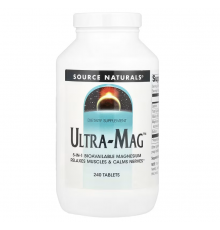 Магний (ультра), Ultra-Mag, Source Naturals, 240 таблеток
