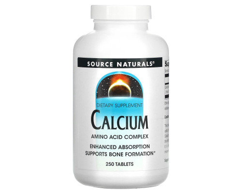 Кальций, Calcium, Source Naturals, 250 таблеток