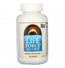 Витаминный комплекс для энергии, Life Force Multiple, Source Naturals, 120 таблеток